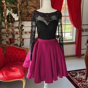 Bodysuit and skirt outfit